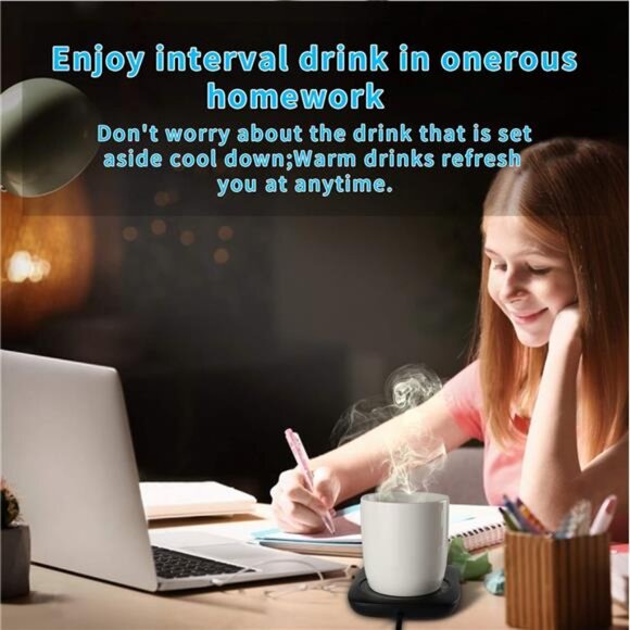 Coffee Cup Warmer, Mug Warmer for Desk Use with Auto Shut Off, Gravity-Induction - Picture 6 of 7